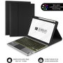 Sublim KeyTab Pro BT Funda Teclado para iPad 10.9" 10a Gen - Negro, Retroiluminado 7 Colores, Touchpad, Bluetooth 5.2, Español, SUBKT4-BTPI03